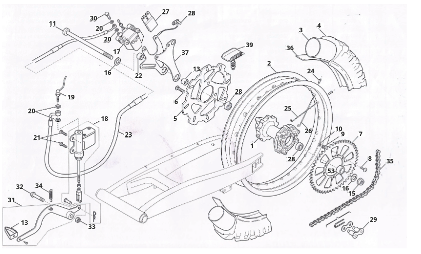 K8MY4SvvSP_6 - roue arrière (CABALLERO 125-200 LIQUID COOLED MY 2008 : 2009 - REGOLARITà - MOTARD).png